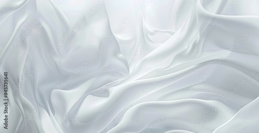 Obraz premium White Fabric Texture
