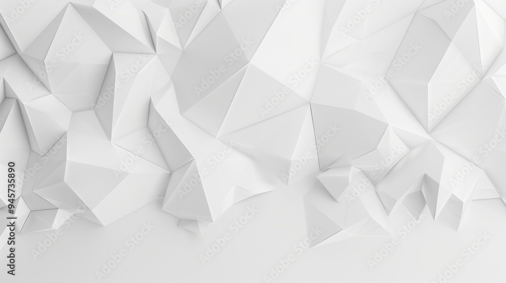Abstract White Geometric Pattern Abstract White Geometric Pattern