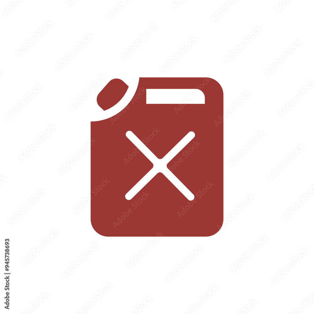 Fototapeta premium canister icon on a white background, vector illustration