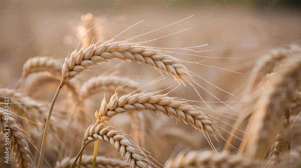 Autumn Paddy Field Landscape with Ripening Rice Crops in Golden Sunlight for Harvest Concept Autumn Paddy Field Landscape with Ripening Rice Crops in Golden Sunlight for Harvest Concept