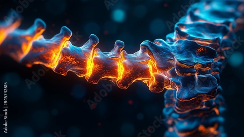 Graphic showing the progression of Chronic Obstructive Pulmonary Disease (COPD) in the lungs, highlighting damaged airways and overinflated alveoli. photo