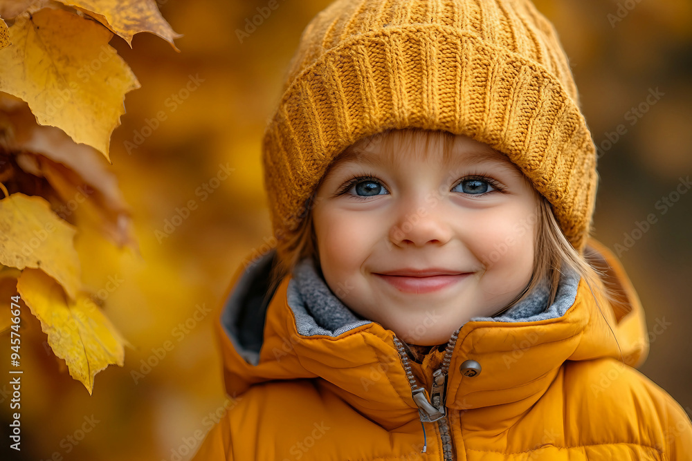 Beautiful autumn portrait, sunny day, park full of fallen foliage, people children pets walking, generative AI Beautiful autumn portrait, sunny day, park full of fallen foliage, people children pets walking, generative AI