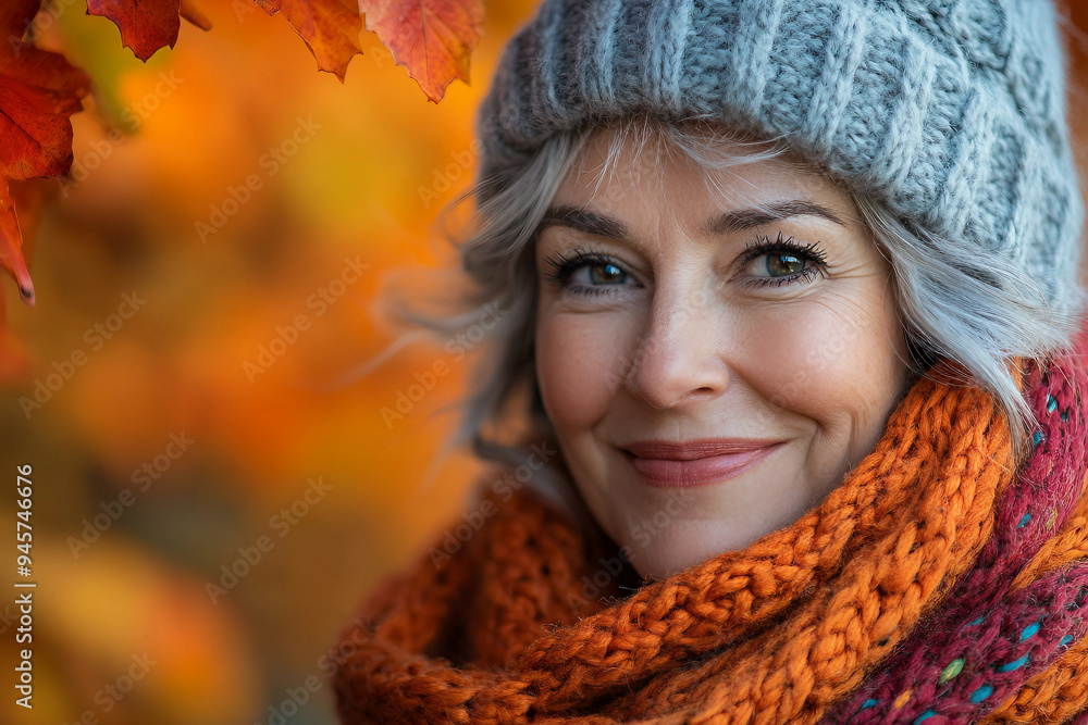 Beautiful autumn portrait, sunny day, park full of fallen foliage, people children pets walking, generative AI Beautiful autumn portrait, sunny day, park full of fallen foliage, people children pets walking, generative AI