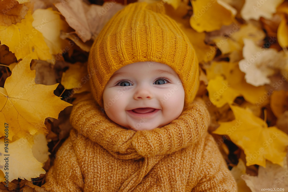 Beautiful autumn portrait, sunny day, park full of fallen foliage, people children pets walking, generative AI Beautiful autumn portrait, sunny day, park full of fallen foliage, people children pets walking, generative AI