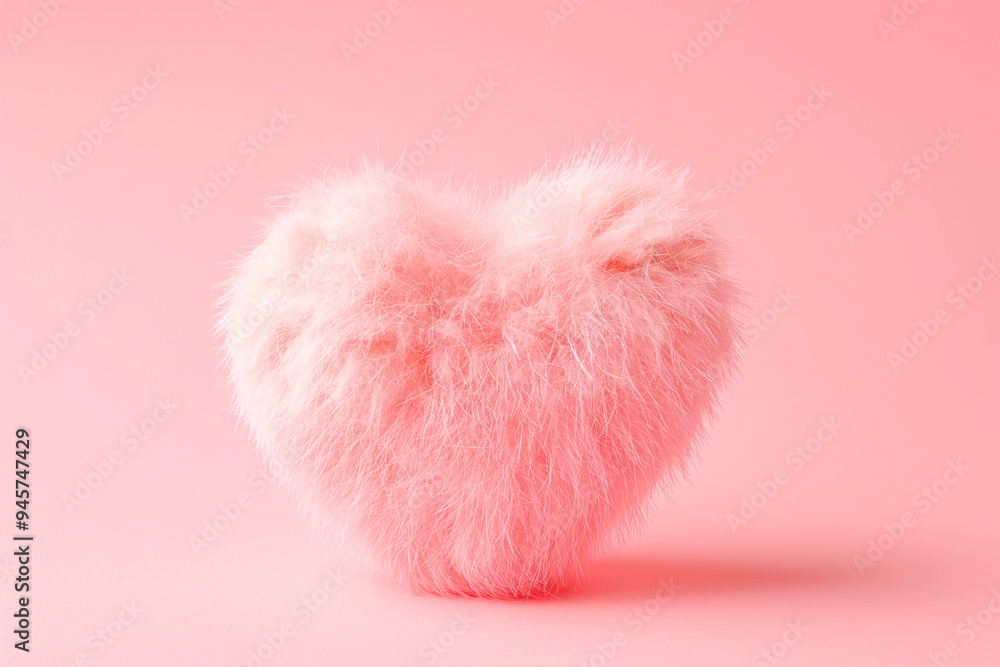 pink fluffy heart-shaped pillow pink fluffy heart-shaped pillow