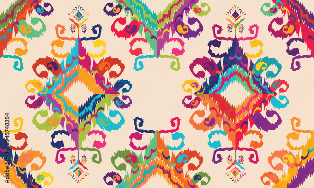 Abstract geometric ethnic pattern design for clothing, fabric, background, wallpaper, wrapping, batik. Knitwear, Pixel pattern, Embroidery style. Tribal vector texture. Abstract geometric ethnic pattern design for clothing, fabric, background, wallpaper, wrapping, batik. Knitwear, Pixel pattern, Embroidery style. Tribal vector texture.