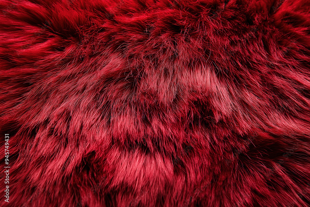 Naklejka premium Red Plush Background
