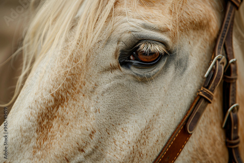 Generative AI photo image of person who ride horse, equestrian professional sport profession