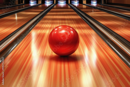 Vector Background Of Bowling