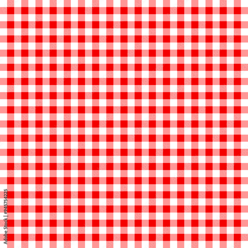 Red White Scott Checkered Gingham Plaid Seamless Pattern Red White Scott Checkered Gingham Plaid Seamless Pattern