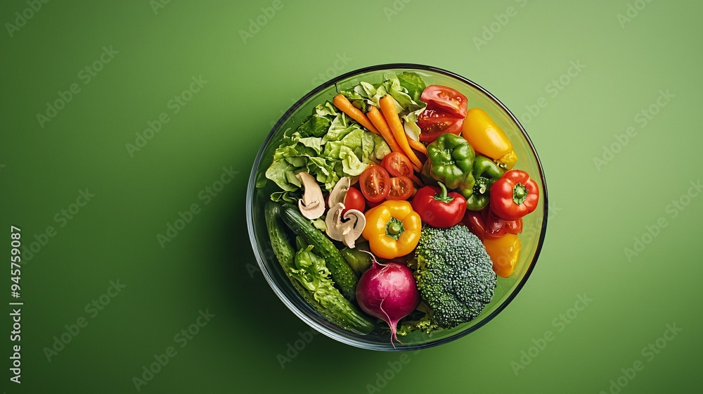 Abundant Harvest: A Bountiful Bowl of Fresh Organic Vegetables Abundant Harvest: A Bountiful Bowl of Fresh Organic Vegetables