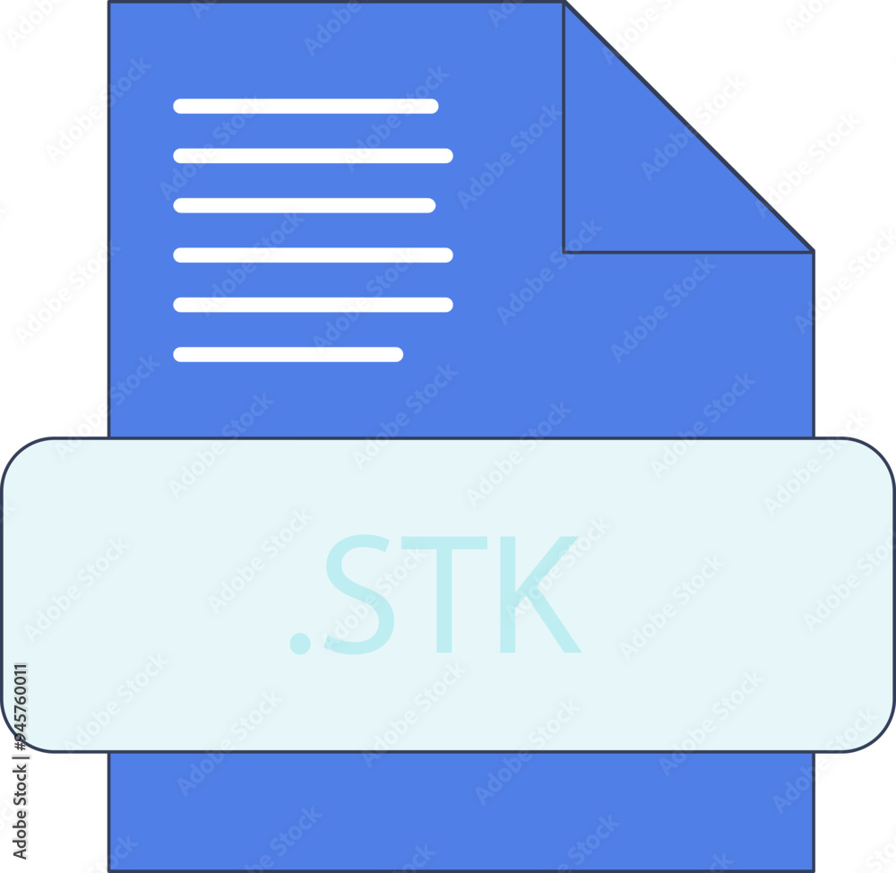 STK File extension icon fill and bebes writting STK File extension icon fill and bebes writting