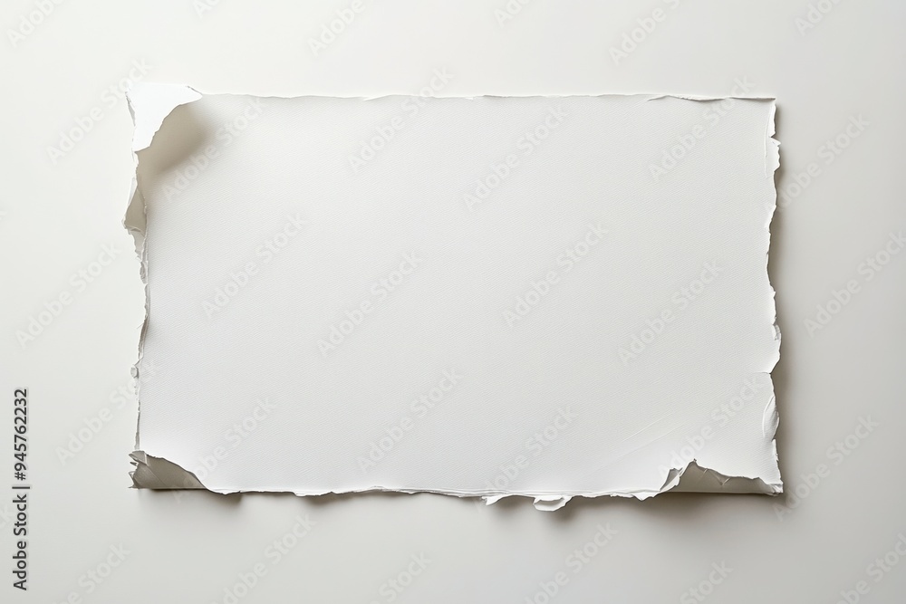 Obraz premium blank white sheet 
