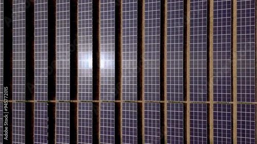 Wallpaper Mural Aerial View of Solar Panel Farm in Oudehaske, Friesland, Netherlands Torontodigital.ca