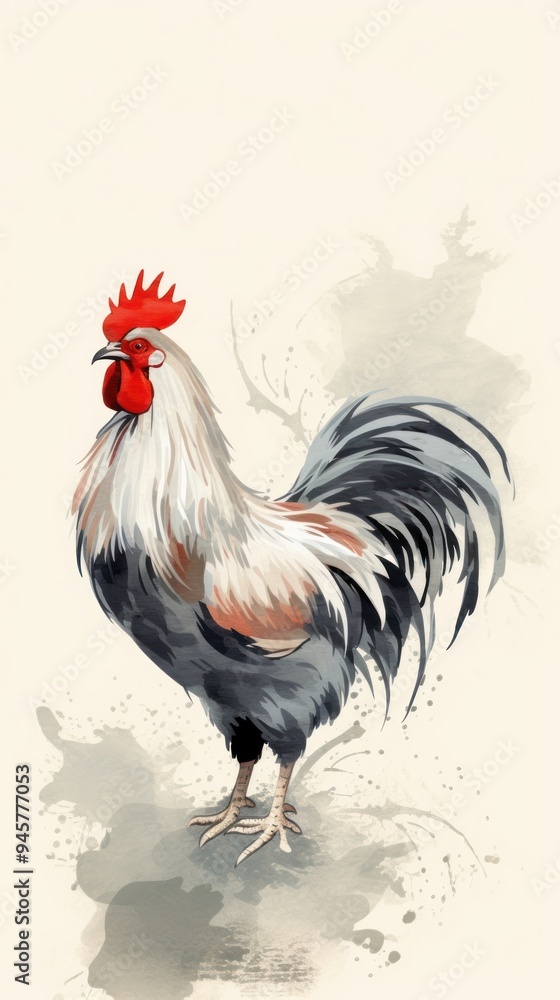 Fototapeta premium Chicken poultry animal bird.