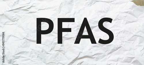 pfas free sign on white background