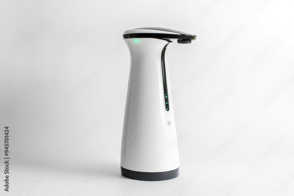 Modern automatic soap dispenser designed for touchless hygiene in kitchens and bathrooms. Modern automatic soap dispenser designed for touchless hygiene in kitchens and bathrooms.