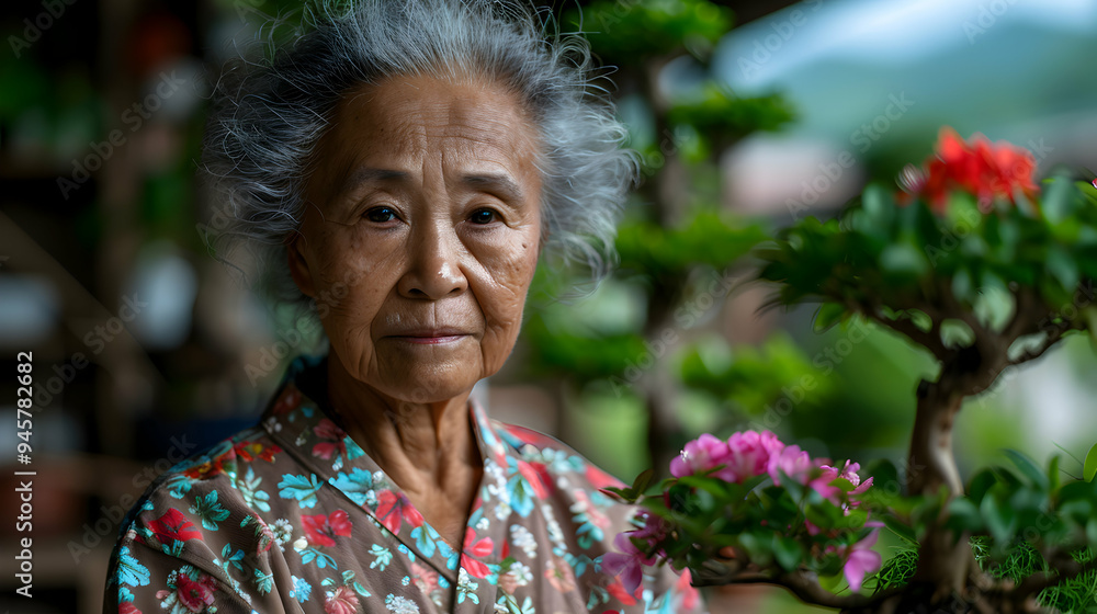 Elderly Tending Collection Bonsai Tree Elderly Tending Collection Bonsai Tree