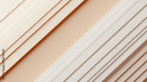 A minimalist design with subtle, diagonal stripes in soft, neutral colors