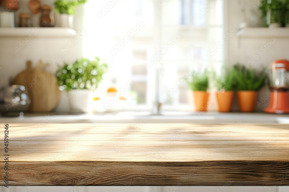 kitchen table background, wood counter top on blur of white clean abstract home interior with bokeh. used for display or montage your wooden for dining background. table banner , ai kitchen table background, wood counter top on blur of white clean abstract home interior with bokeh. used for display or montage your wooden for dining background. table banner , ai