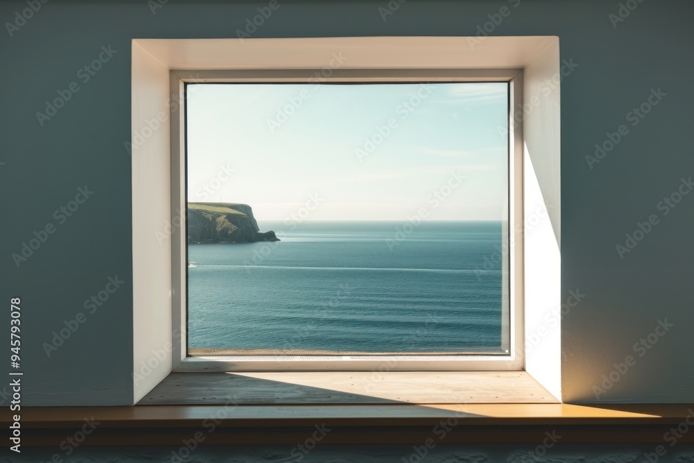 Window see sea cliffs architecture tranquility transparent. Window see sea cliffs architecture tranquility transparent.