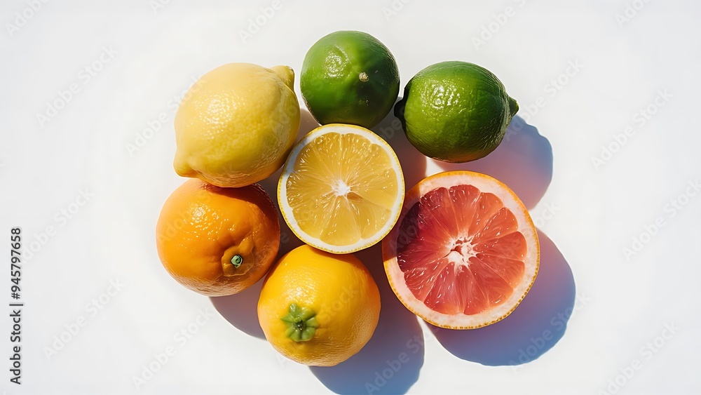 Fresh citrus juices isolated on white Fresh citrus juices isolated on white