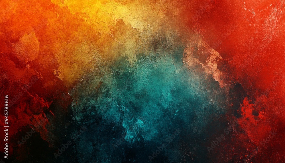 Obraz premium Bright Colorful Abstract Background with Red, Orange, and Yellow Hues