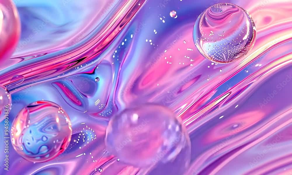 Immerse yourself in a mesmerizing landscape where swirling patterns of pinks and blues intertwine, creating a dreamlike atmosphere filled with shimmering bubbles Immerse yourself in a mesmerizing landscape where swirling patterns of pinks and blues intertwine, creating a dreamlike atmosphere filled with shimmering bubbles