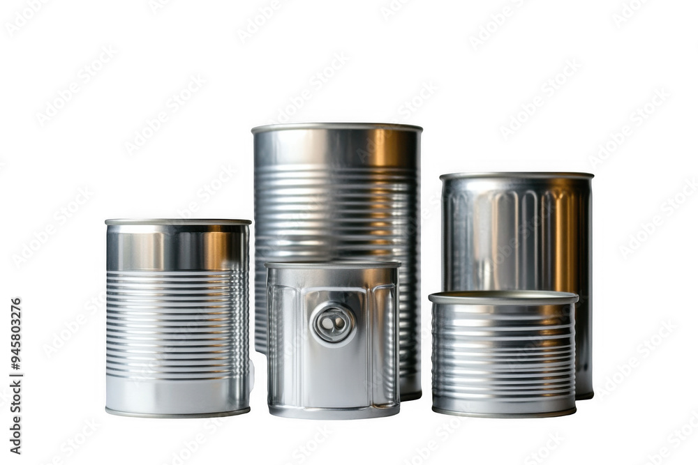 Shiny Metal Tin Cans Shiny Metal Tin Cans
