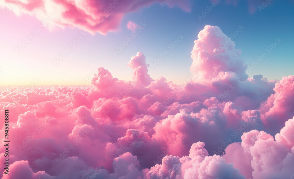 Pink Cloudscape. Pink Cloudscape.