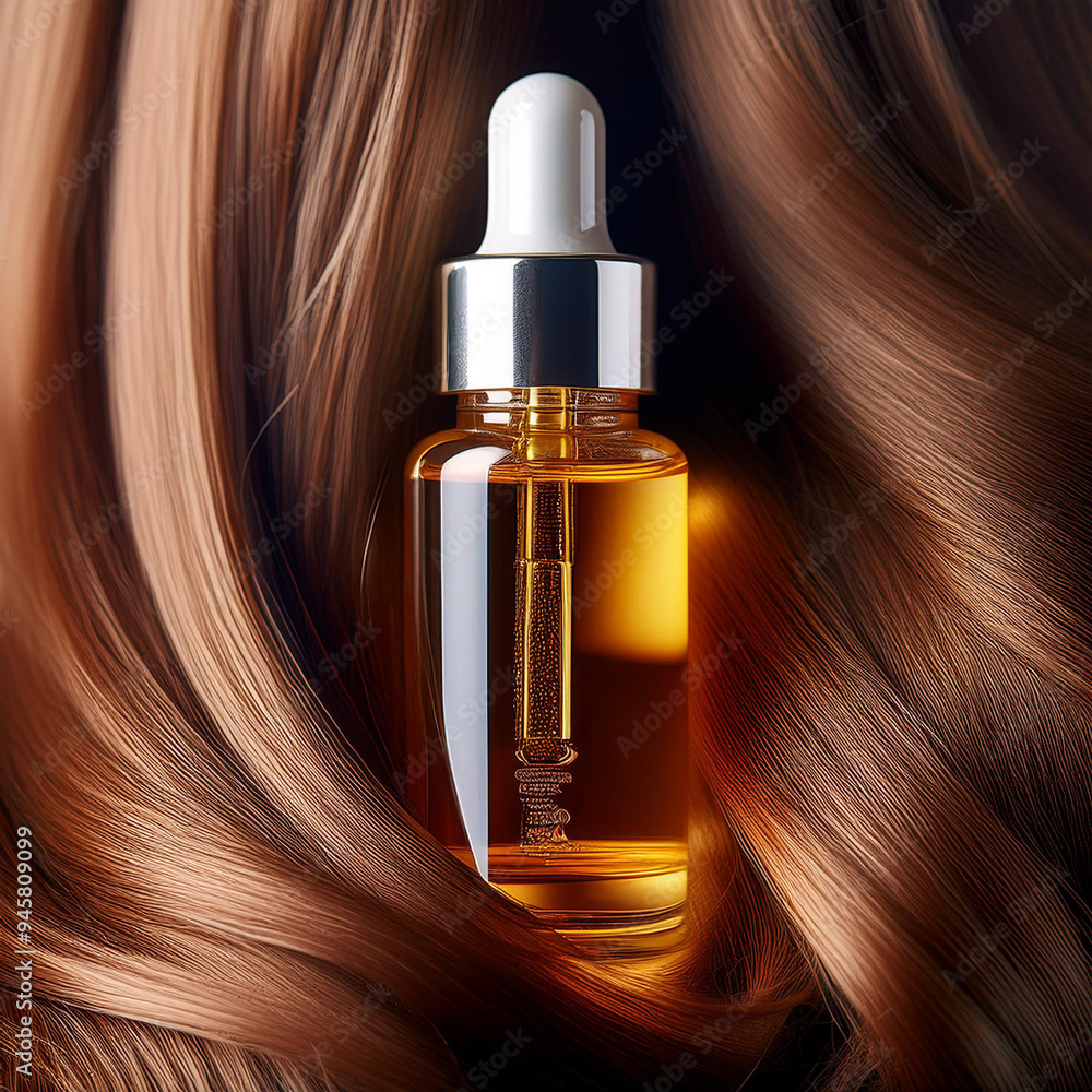 Obraz premium Serum do włosów olejowanie