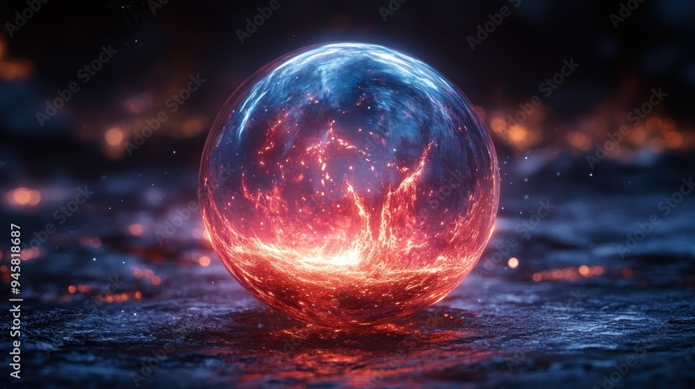 A Sphere of Fire and Ice A Sphere of Fire and Ice