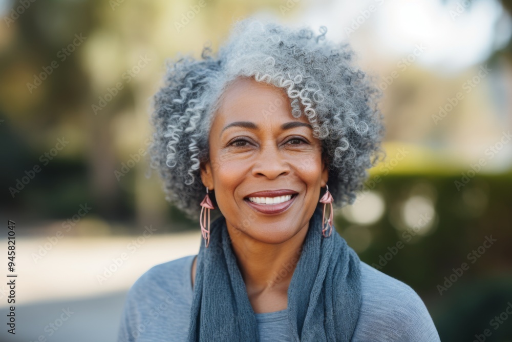 Portrait of a smiling body positive senior woman Portrait of a smiling body positive senior woman