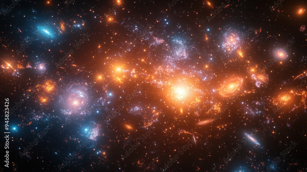 Cosmic Symphony: Illuminated Galaxy Cluster in the Dark Universe Cosmic Symphony: Illuminated Galaxy Cluster in the Dark Universe