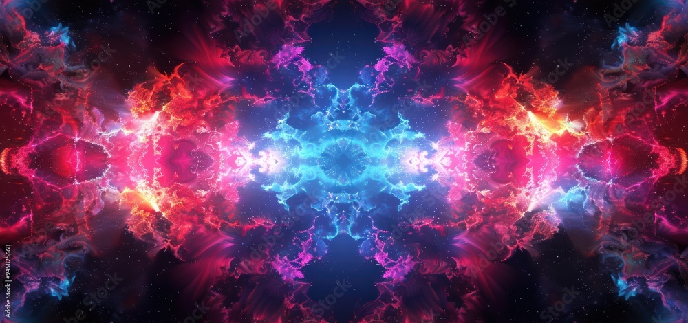 Fototapeta premium Abstract Cosmic Mandala