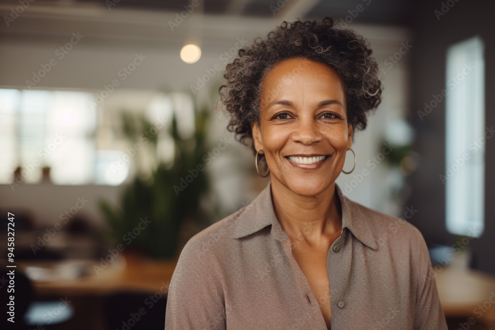 Portrait of a senior black businesswoman in office Portrait of a senior black businesswoman in office