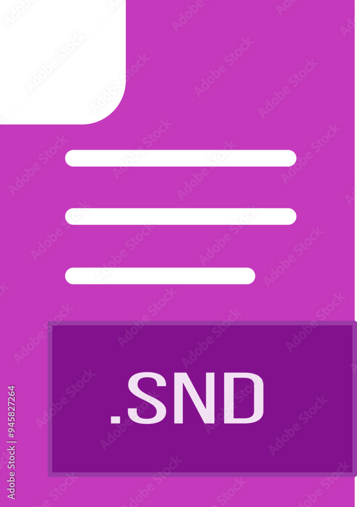 SND File format icon outline and fill SND File format icon outline and fill