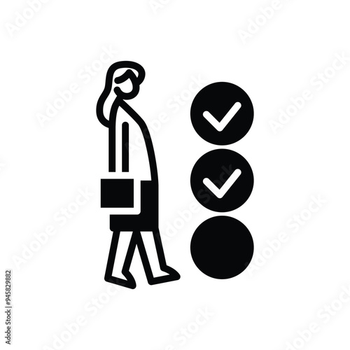 business mission solid icon vector design good for web or mobile app