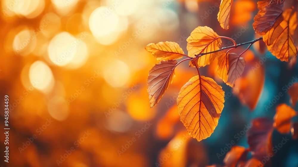 Close-Up of Vibrant Autumn Leaves with Rich Colors and Textures - Vivid Color Landscape in Hyper-Realistic Style. AI generated illustration Close-Up of Vibrant Autumn Leaves with Rich Colors and Textures - Vivid Color Landscape in Hyper-Realistic Style. AI generated illustration