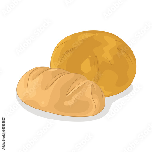 Illustration of bread 