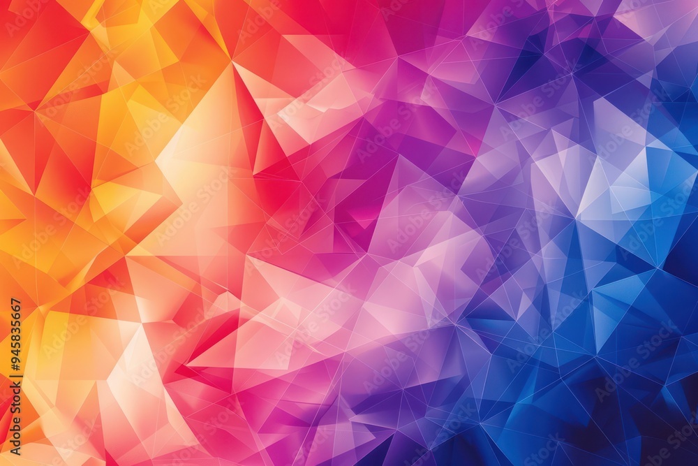 Obraz premium Abstract Colorful Geometric Background
