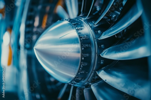 Photo of hydroelectric turbine - close-up