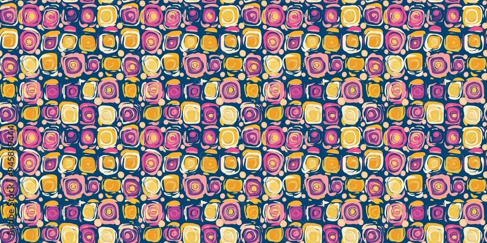 Fototapeta premium Party pattern with a festive, celebratory design. seamless background pattern