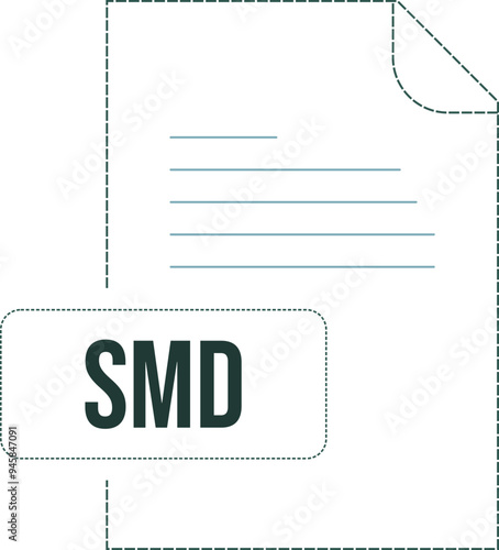 SMD icon black dashed outline v1