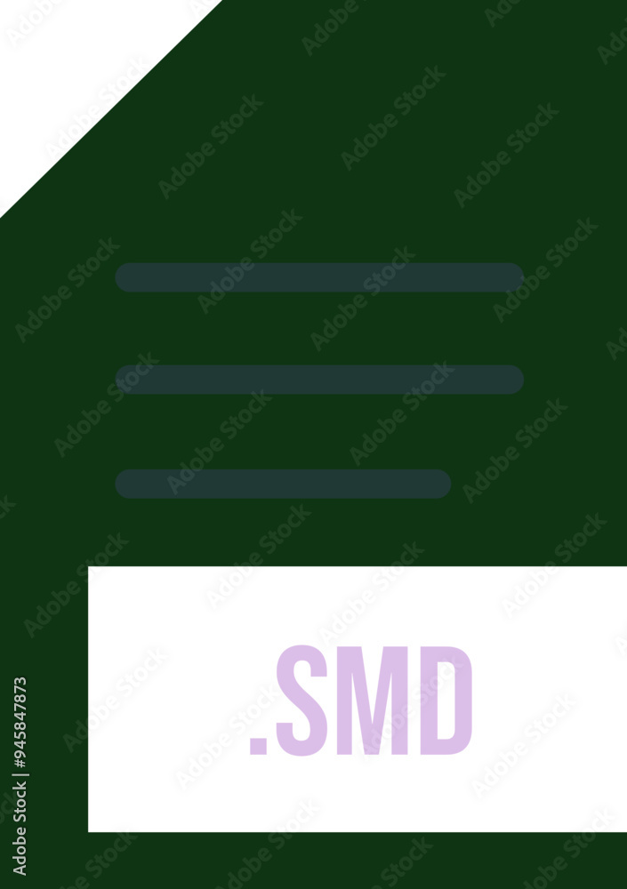 SMD File extension icon minimal colro fill SMD File extension icon minimal colro fill
