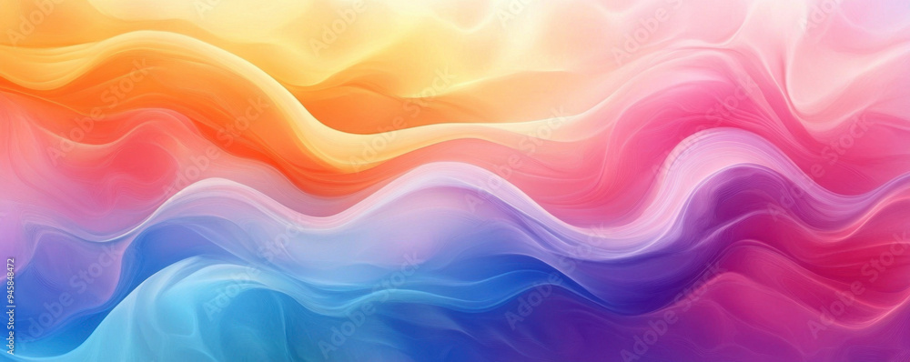Abstract Colorful Waves. Abstract Colorful Waves.