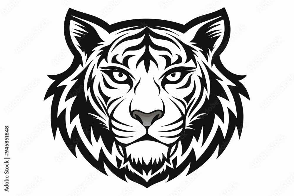 head of a tiger head of a tiger
