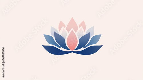 Simple lotus illustration