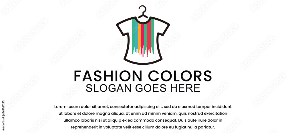 Color Fashion Logo Template Color Fashion Logo Template