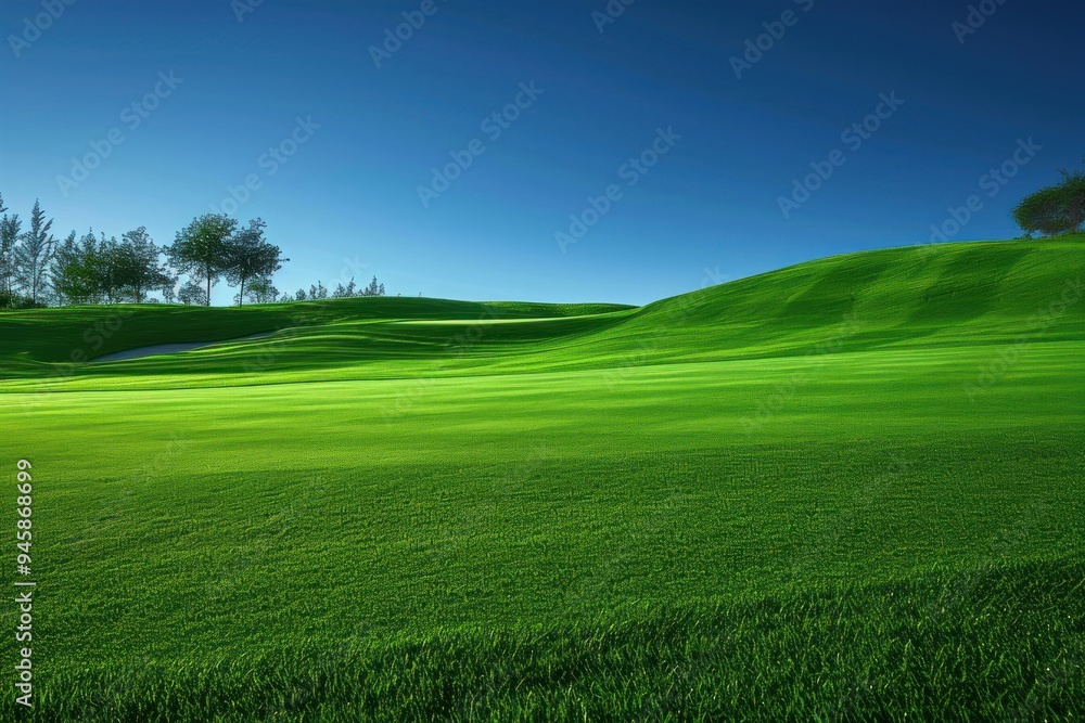 Golf course border outdoors nature ground. Golf course border outdoors nature ground.